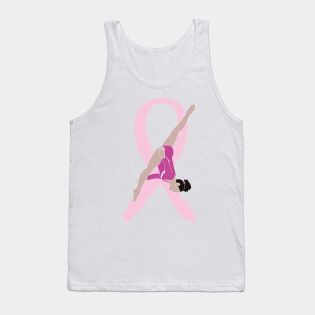 Breast Cancer Awareness: Laurie Hernandez 2 Tank Top by Flipflytumble